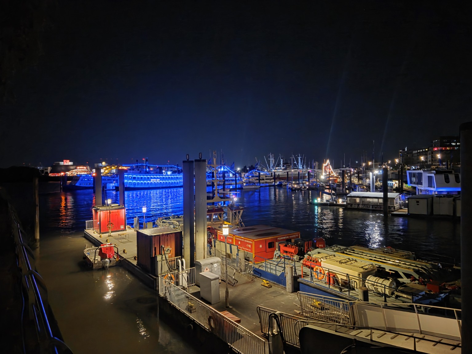 Stadtlichter bei Nacht